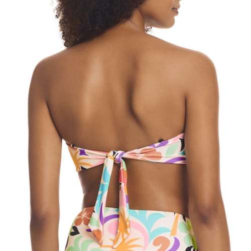 Women's Sanctuary Island Mirage Reversible Bandeau Swim Bikini Top
