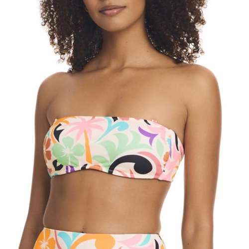 Women's Sanctuary Island Mirage Reversible Bandeau Swim Bikini Top