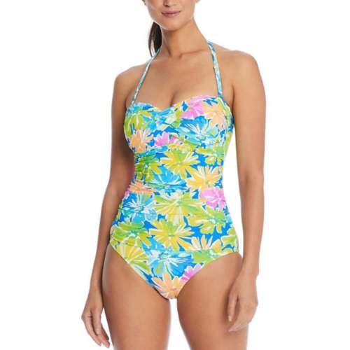 Women's Bleu Rod Beattie Twist Bandeau One Piece Swimsuit