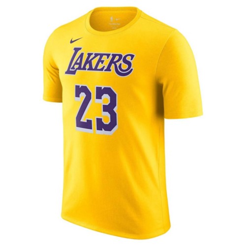 Nike Los Angeles Lakers LeBron James #23 Name & Number T Nike Los Angeles Lakers LeBron James #23 Name & Number T