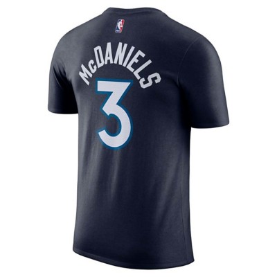 Nike Minnesota Timberwolves Jaden McDaniels #3 Name & Number T-Shirt