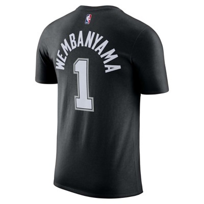 Nike San Antonio Spurs Victor Wembanyama #1 Icon Name & Number T-Shirt