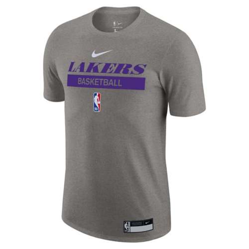 Los Angeles Lakers Nike Block Graphic T-Shirt - White - Mens