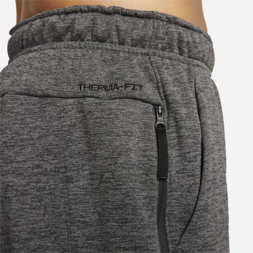 Nike Women's Charcoal Grey Therma Zip Jogger Pants