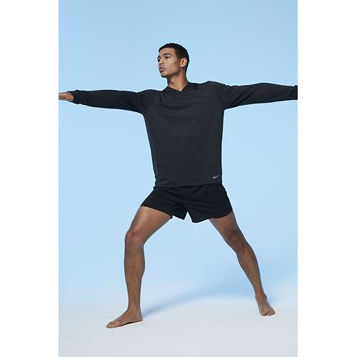 Nike yoga discount short sleeve hoodie