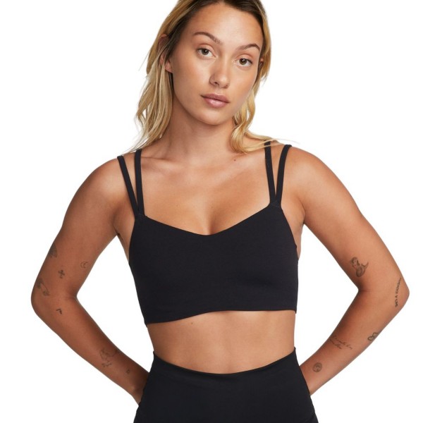Women's Nike Zenvy Strappy Sports Bra XSmall Black/Sail