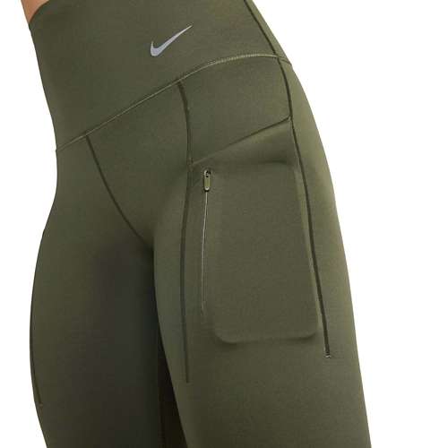 Nike Women's Dri-FIT Yard Line (NFL Las Vegas Raiders) Leggings in Black, Size: Small | 00H500A8D-05M