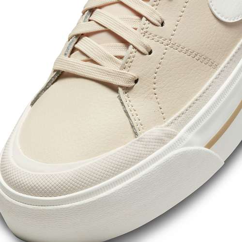 NIKE Court Legacy Lift Womens Shoes - WHITE COMBO