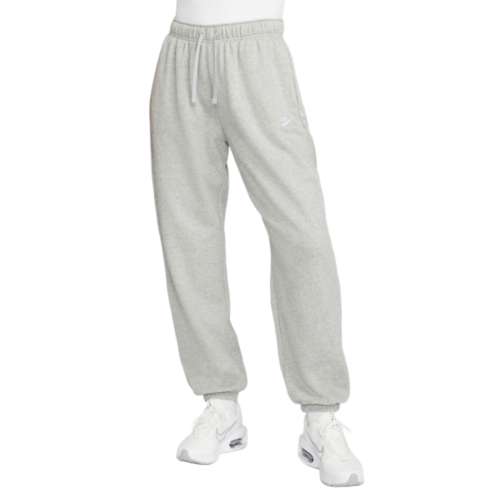 Zoo York Women's Gray Fleece Track Activewear Pants Elastic Waist