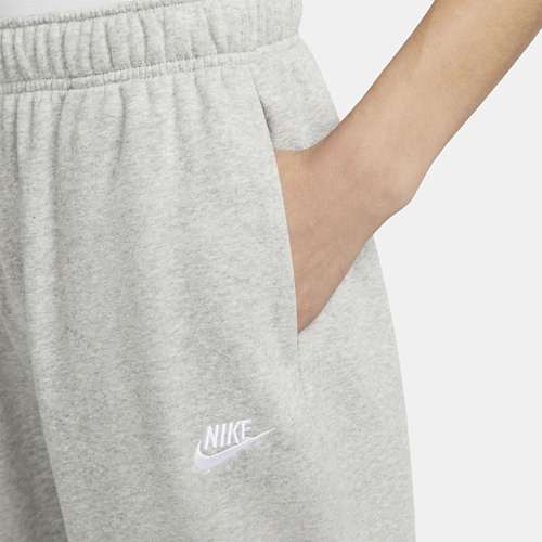 Nike Womens Club Fleece Jogger Sweatpants (White, X-Large