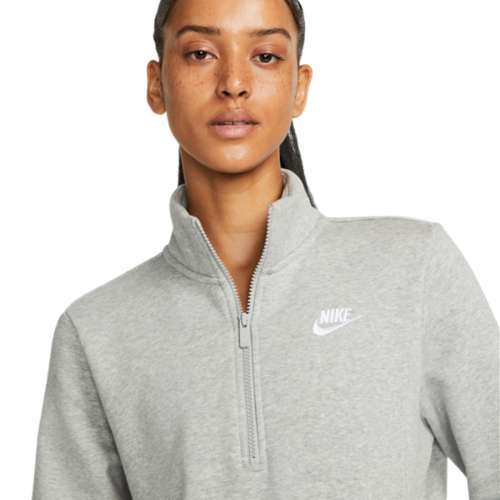 Women s Nike Sportswear Club Fleece 1 4 Zip Pullover SCHEELS