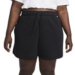 Women's Nike Plus Size Sportswear Club Fleece Lounge Shorts - Thumbnail 2 of 4