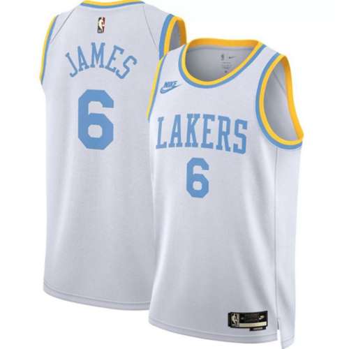 Nike Los Angeles Lakers LeBron James #6 Hardwood Classic Jersey