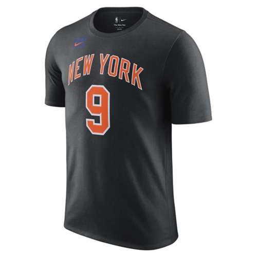Nike New York Knicks RJ Barrett #9 2022 City Edition Name & Number T-Shirt
