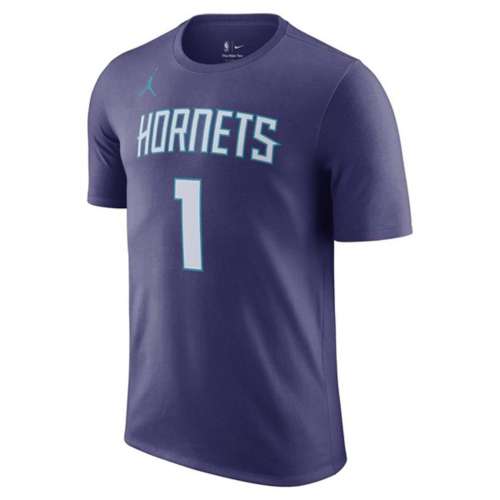 Nike Charlotte Hornets LaMelo Ball #1 Statement Edition Name & Number T-Shirt