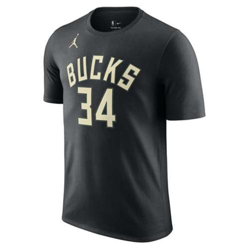 Nike Youth Milwaukee Bucks Giannis Antetokounmpo #34 Black T-Shirt