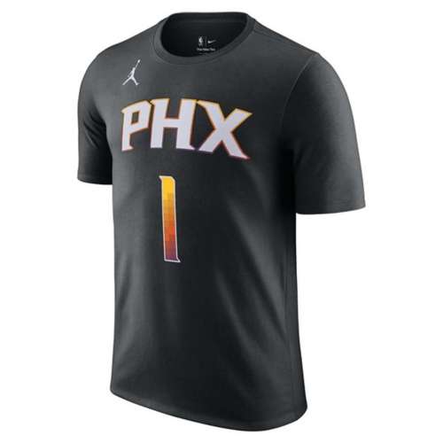 Nike Phoenix Suns Devin Booker #1 Statement Name & Number T-Shirt