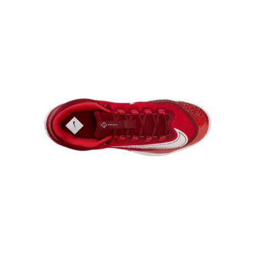 Red nike metal baseball on sale cleats