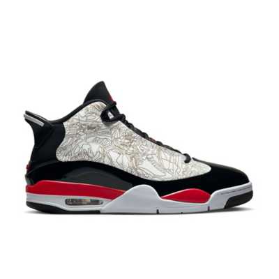 White/Fire Red-Black