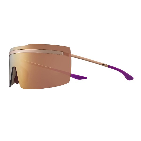 Men's Nike Echo Shield Sunglasses Rose Gold/Hyper Violet