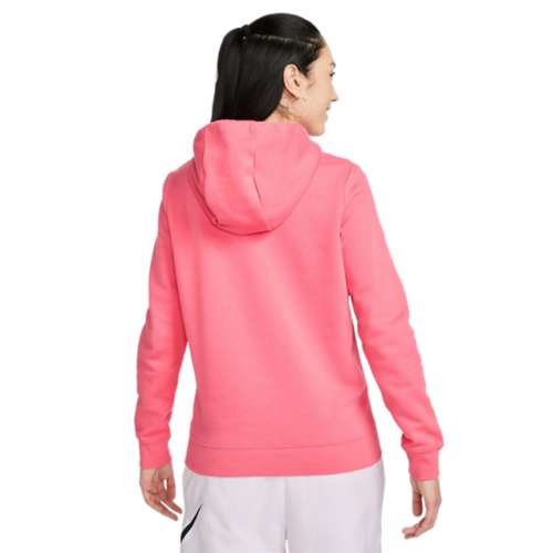 Nike Sportswear Women's Club Fleece Full-Zip Hoodie, XS, Med Soft Pink