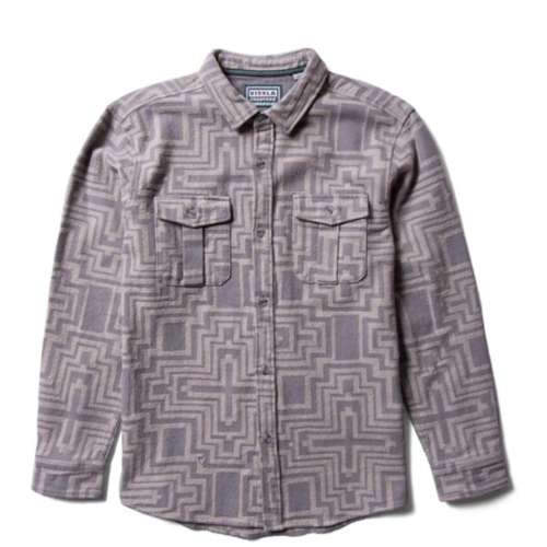 Men's Vissla Creators Sonora Eco Flannel Long Sleeve Button Up Jones
