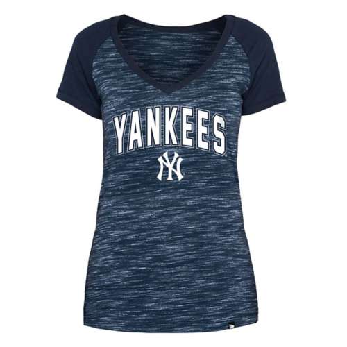 New York Yankees New Era Girls Youth Team Half Sleeve T-Shirt - Navy