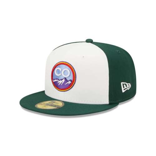 New Era Texas Rangers White 2T Color Pack 59FIFTY Fitted Hat, White, POLYESTER, Size 8, Rally House