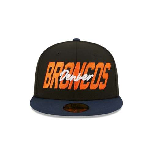 New Era Men's Size 7 1/4 Denver Broncos 2022 NFL Draft 59FIFTY Fitted Hat - Black - Each