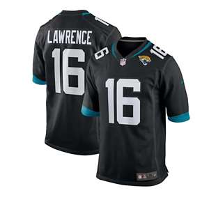 Nike Men's Jacksonville Jaguars Trevor Lawrence #16 Black Game