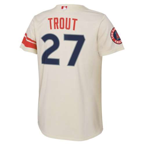 Mike Trout Los Angeles Angels Signed Authentic Nike White Jersey
