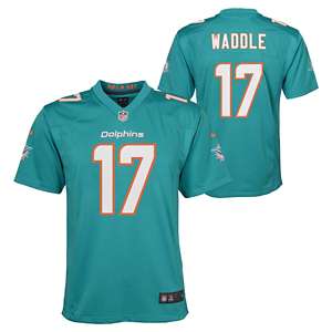 Men's Miami Dolphins Jaylen Waddle #17 Nike Green Player Game Jersey