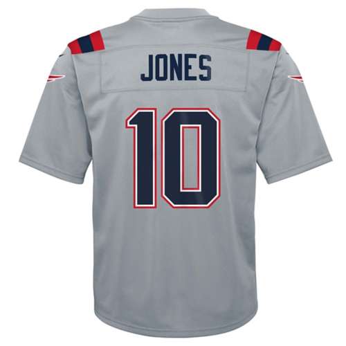 Nike Youth New England Patriots Mac Jones #10 White Game Jersey