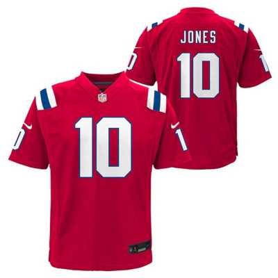 Nike Little Kids' New England Patriots Mac Jones #10 Blue Game Jersey