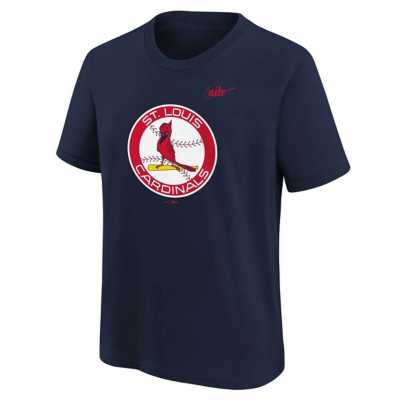 Youth Navy St. Louis Cardinals Logo T-Shirt 