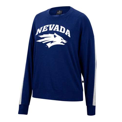 Colosseum Women's Nevada Wolf Pack Bear Sandwich Crewneck Sweatshirt