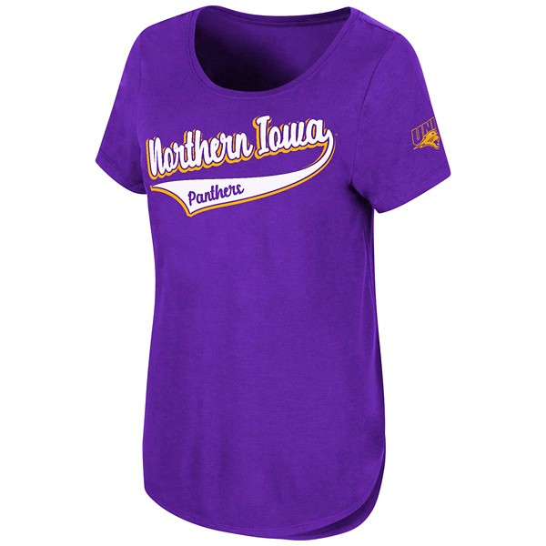 Colosseum Women's Northern Iowa Panthers Down to River T-Shirt product image