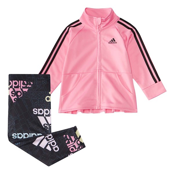 Toddler adidas 2-piece Tricot Jacket and AOP Tights Set product image