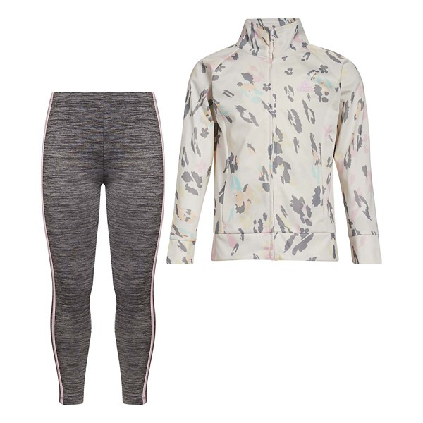 Girls' adidas Two-Piece Leogarten Tricot Jacket and Tights Set product image