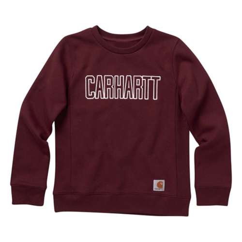 Girls' Carhartt Logo Crewneck Sweatshirt
