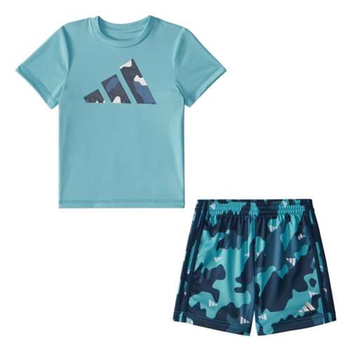 Baby Boys' adidas Camo All Over T-Shirt and Shorts set