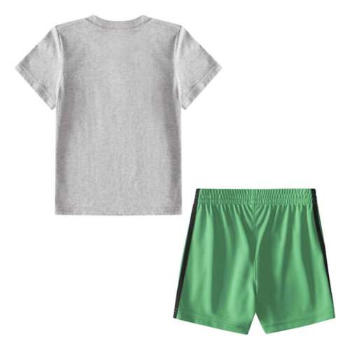 Baby adidas Short Sleeve Graphic T-Shirt and Shorts Set
