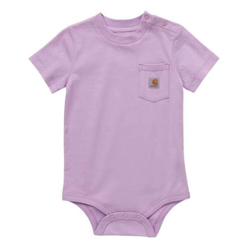 Baby Carhartt Short Sleeve Pocket Onesie