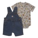 Baby Carhartt Short Sleeve Onesie and Shortall Set