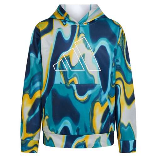 Boys' adidas Heat Map All Over Print Hoodie