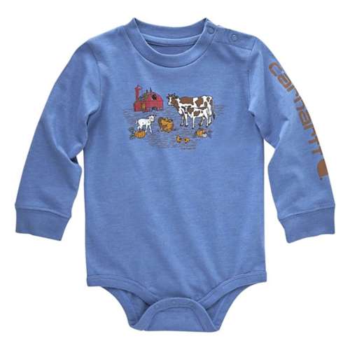 NFL 2-Pack Baby Boys Chicago Bears Long Sleeve Bodysuits - 18mo