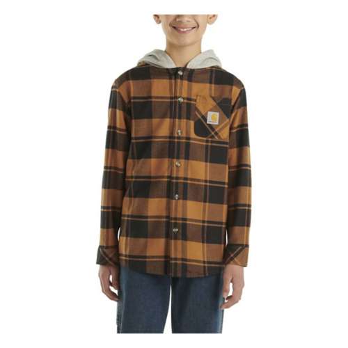 Los Angeles Dodgers Large Check Flannel Button-Up Long Sleeve