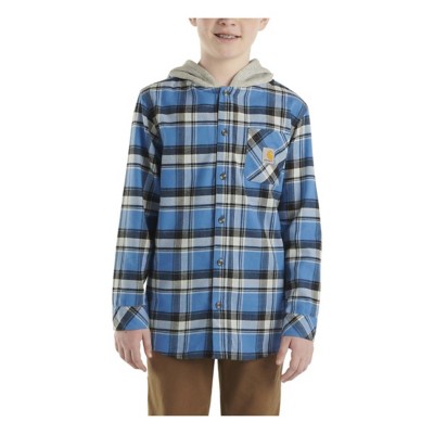 Boys' Carhartt Flannel Long Sleeve Button Up KOLDI shirt