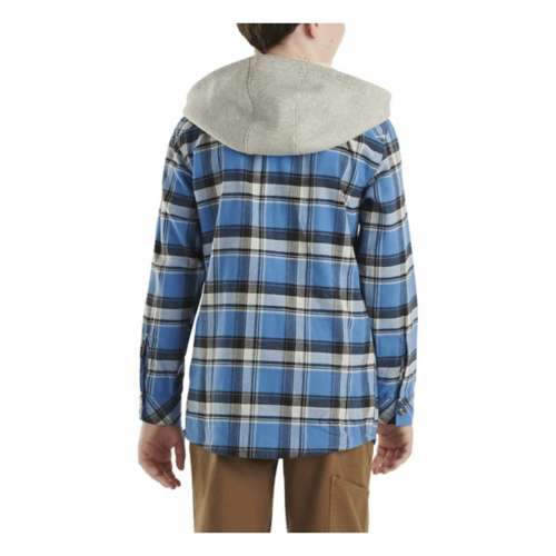 Boys' Carhartt Flannel Long Sleeve Button Up Shirt