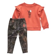 Toddler Girls' Carhartt Deer Long Sleeve T-Shirt and Leggings Set